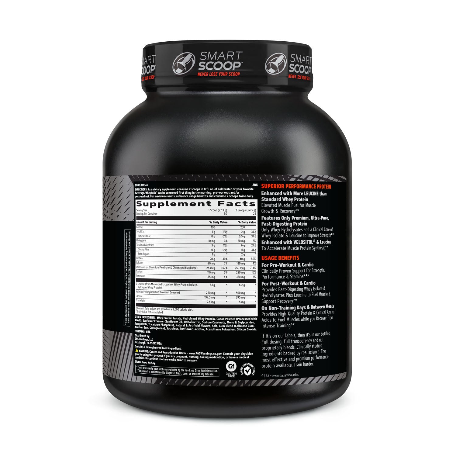 GNC - AMP WBE Chocolate (25 Serving)