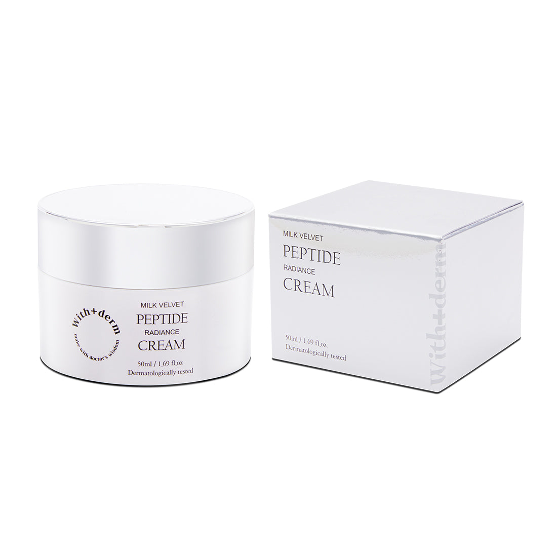 With+Derm - Milk Velvet Peptide Radiance Cream 50ml