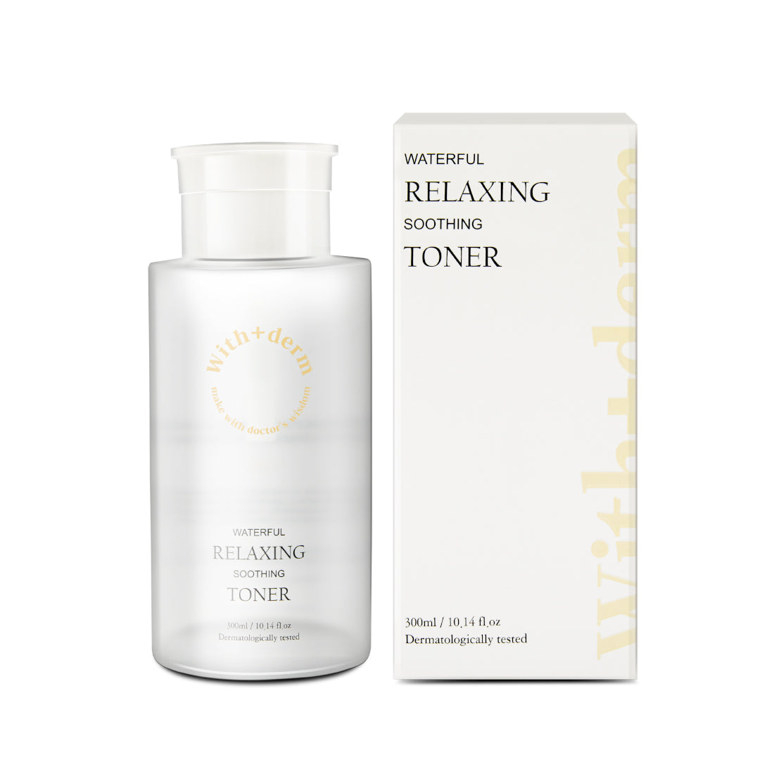 With+Derm - Waterful Relaxing Soothing Toner 300ml