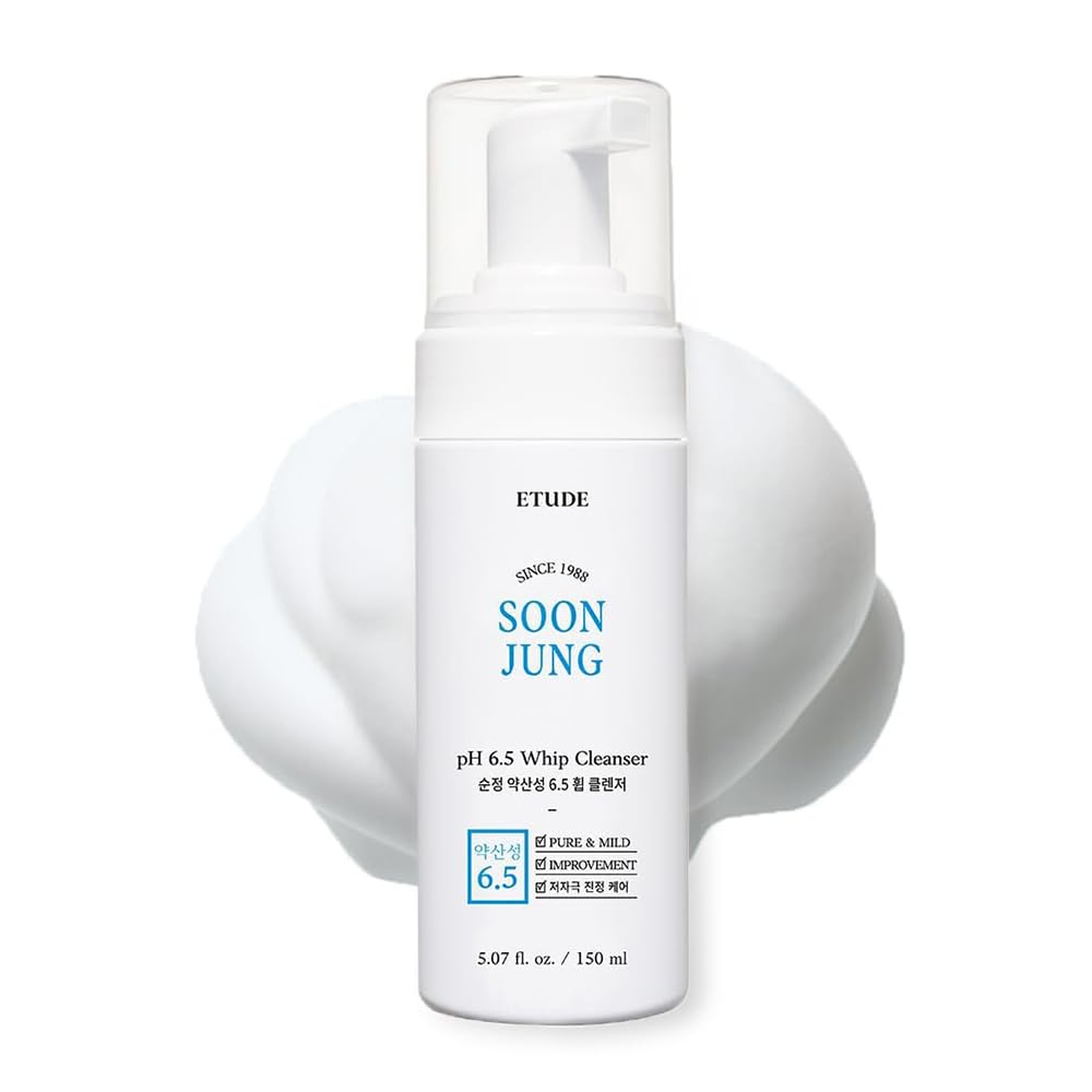 Etude House - Soon jung pH 6.5 Whip Cleanser 150ml