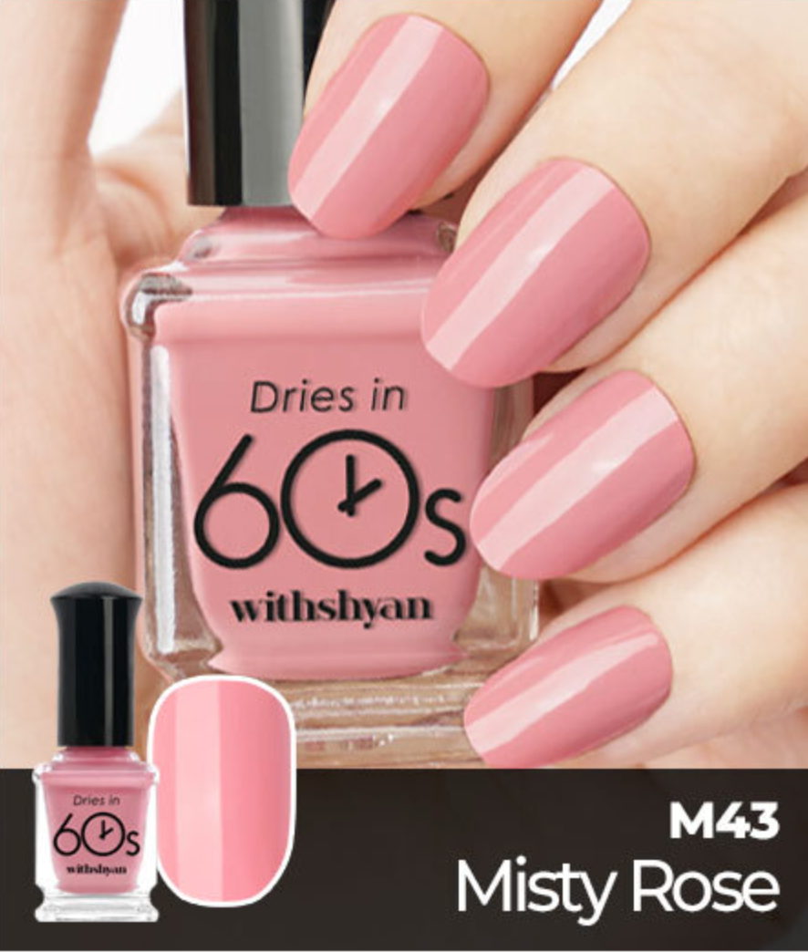 60S Nail #M43 Misty Rose