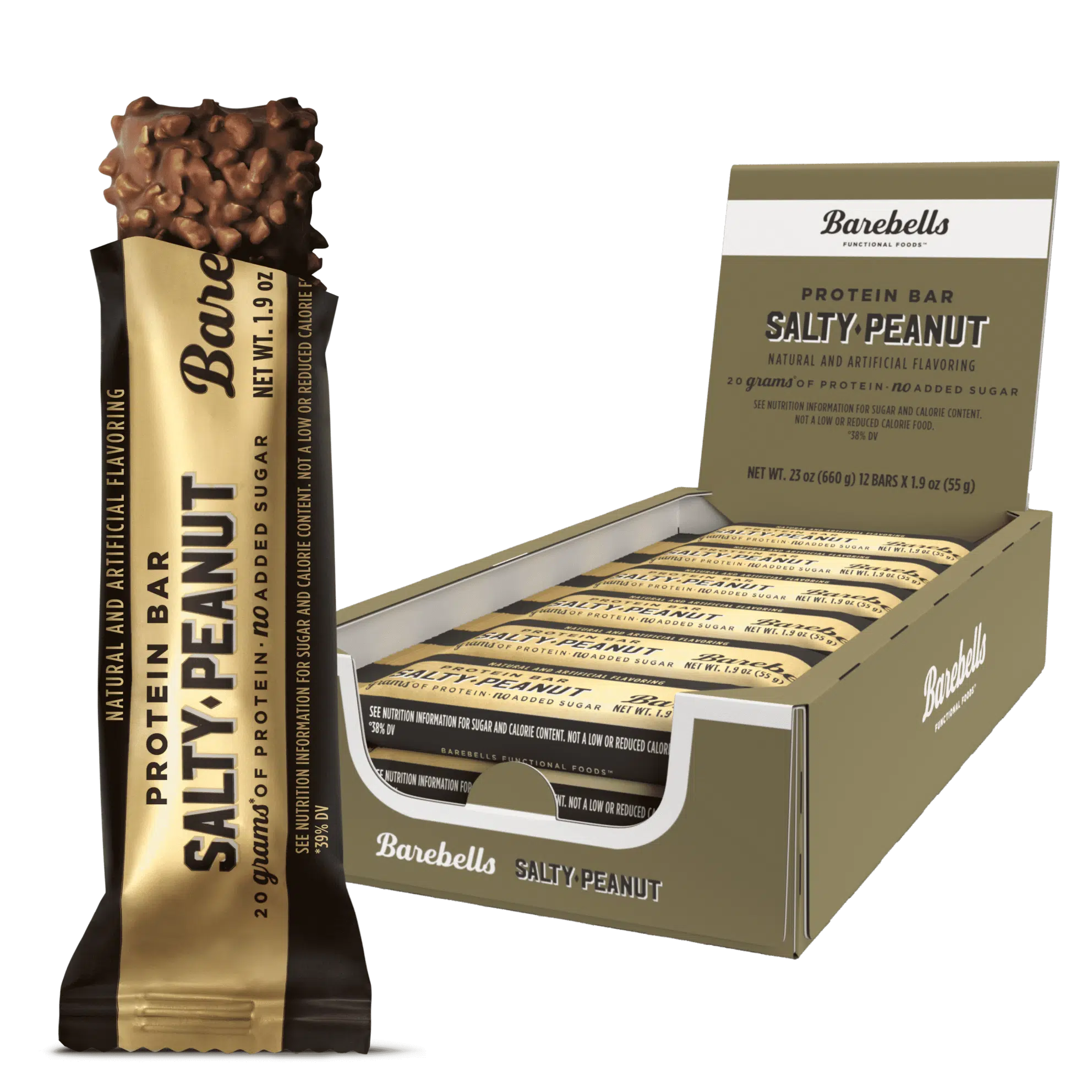 Barebells Protein Bar 55g - Bars Salty Peanut