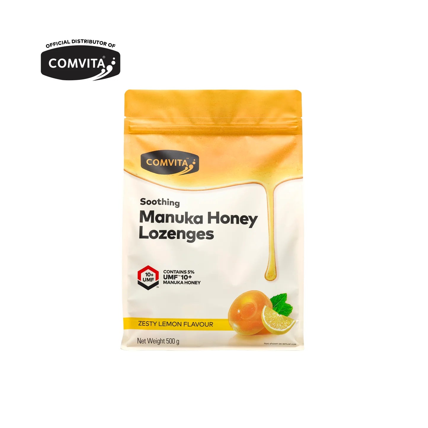 COMVITA - Manuka Honey Lozenges with Propolis Lemon, weight 12s