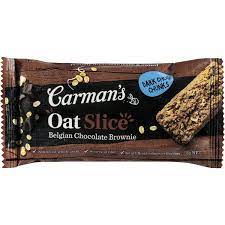 Carman's Oat Slice - Belgiam Chocolate Brownie 35g