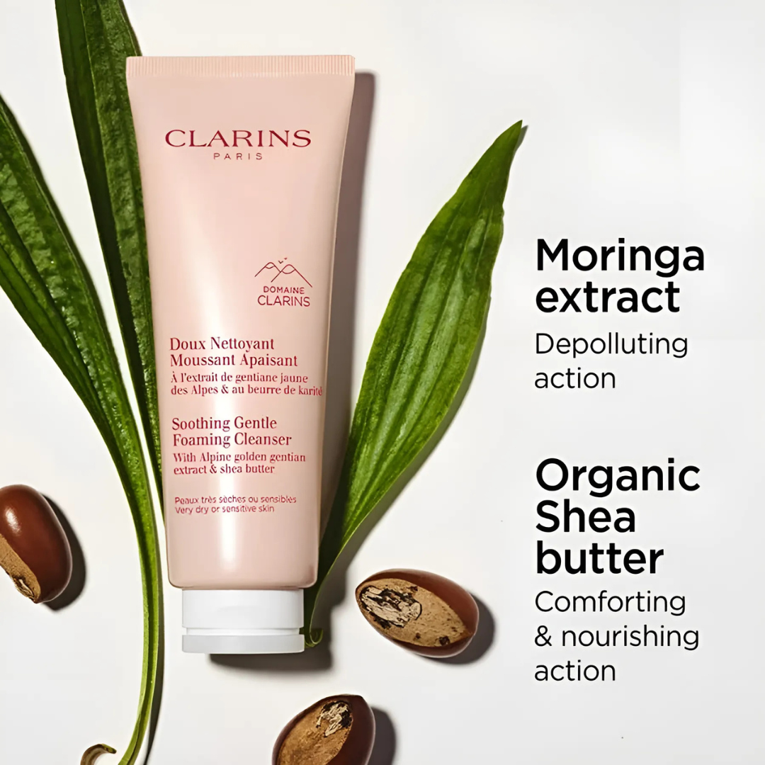 Clarins - Soothing Gentle Foaming Cleanser 125ml (For Very Dry to Sensitive Skin)