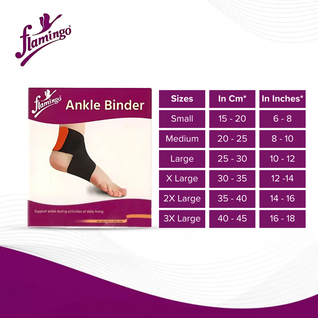 Flamingo Ankle Binder Size L