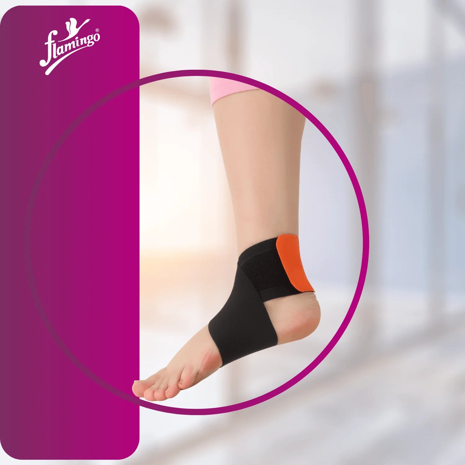 Flamingo Ankle Binder Size M