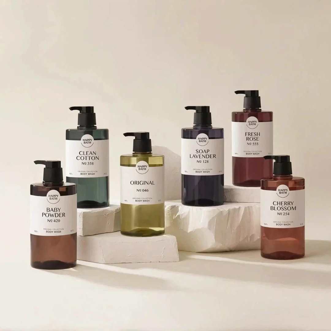 HAPPY BATH - Original Collection Clean Cotton Body Wash 910g
