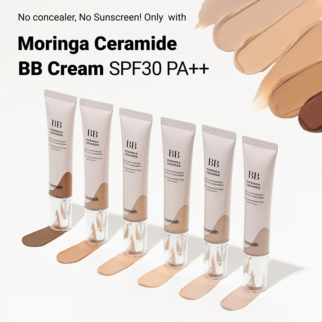HEIMISH - Moringa Ceramide BB Cream Spf 30 Pa++ 27N Light Tan