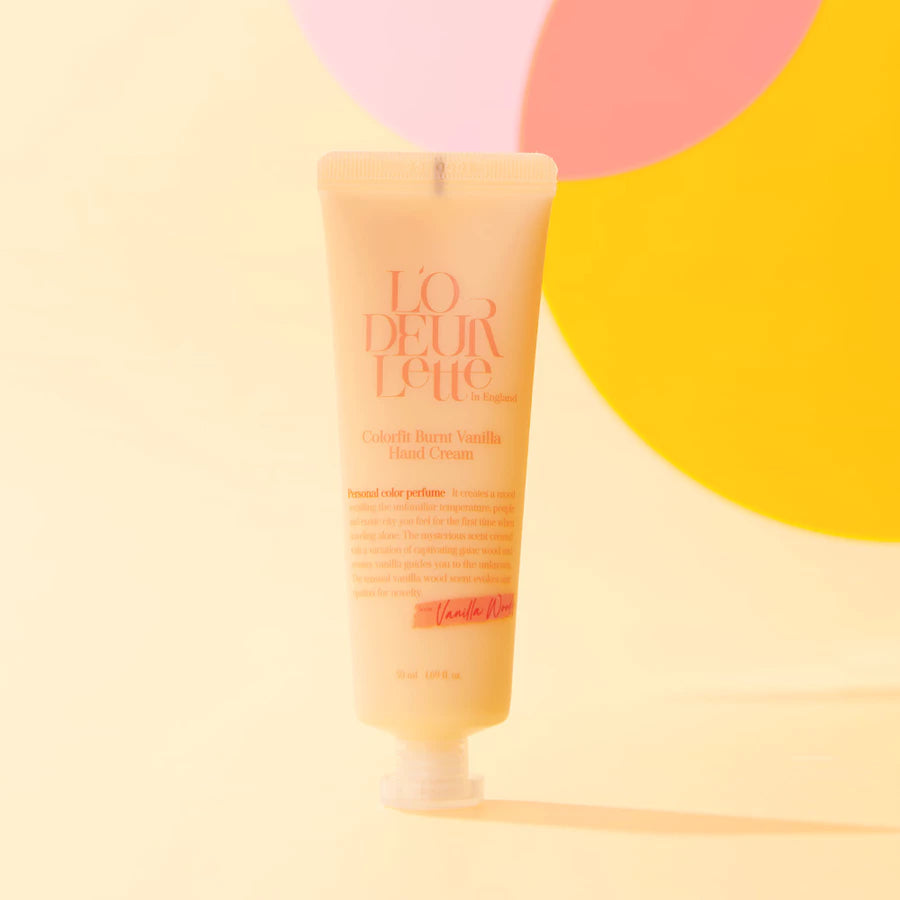 L'Odeurlette in England Colourfit Burnt Vanilla Hand Cream 50ml