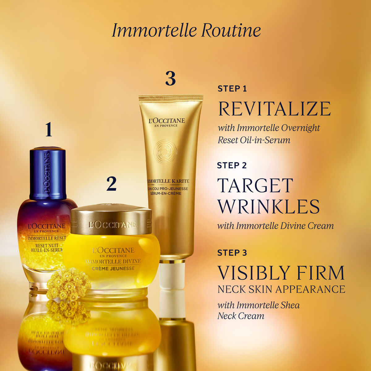 L'Occitane - Immortelle Overnight Rest Oil In Serum 50ml