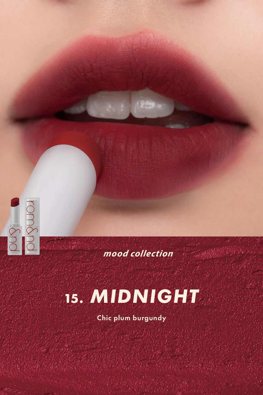 Rom&nd - Zero Matte Lipstick 15 Midnight