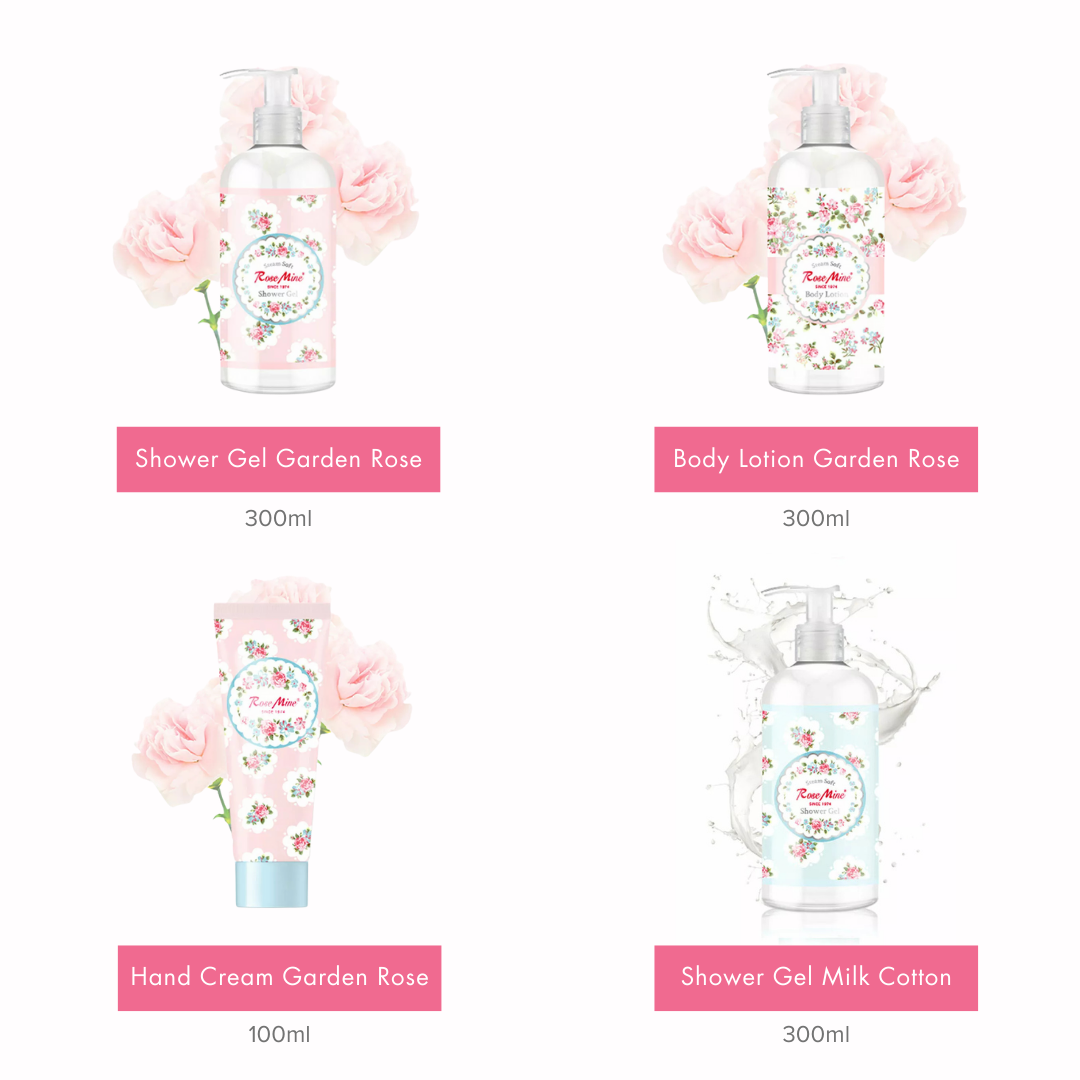 ROSEMINE - Steam Soft Body Gift Set (Set of 4)