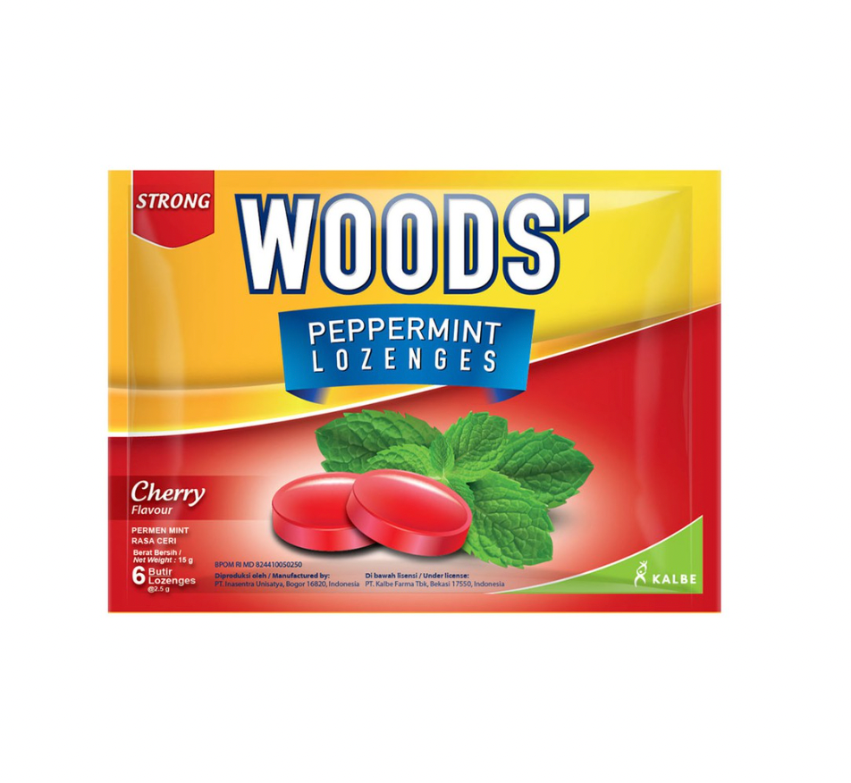 Woods' Lozenges Cherry
