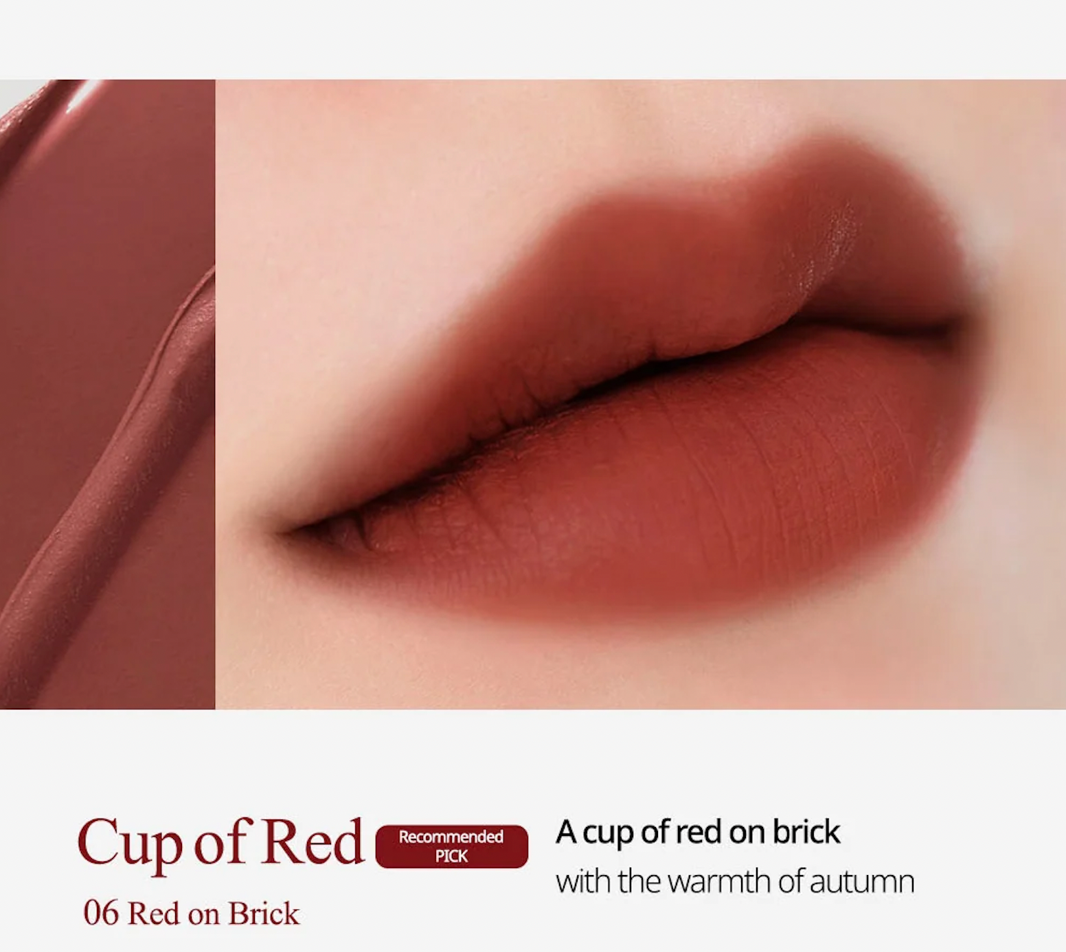 CLIO - Chiffon Mood Lip 06 Cup Of Red