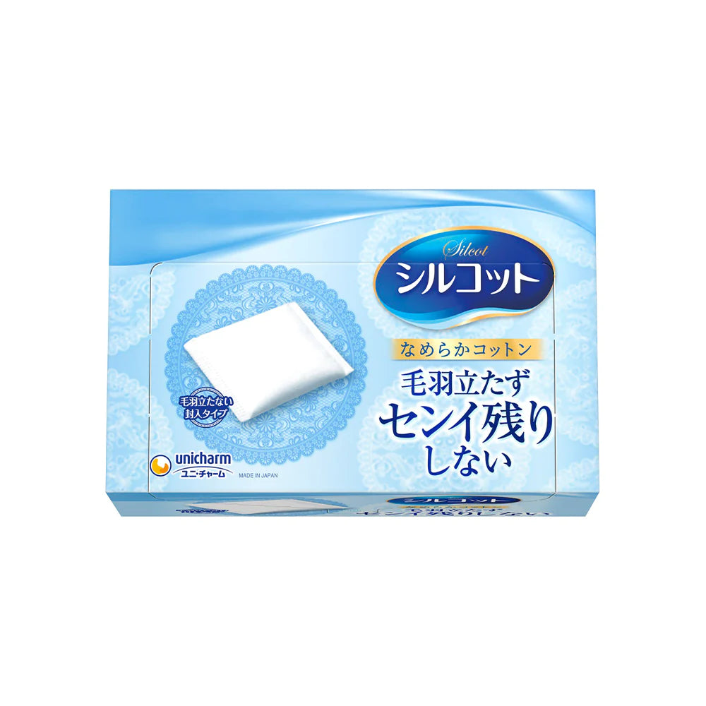 Unicharm - Silcot Velvety Touch Cotton Pads 82pcs