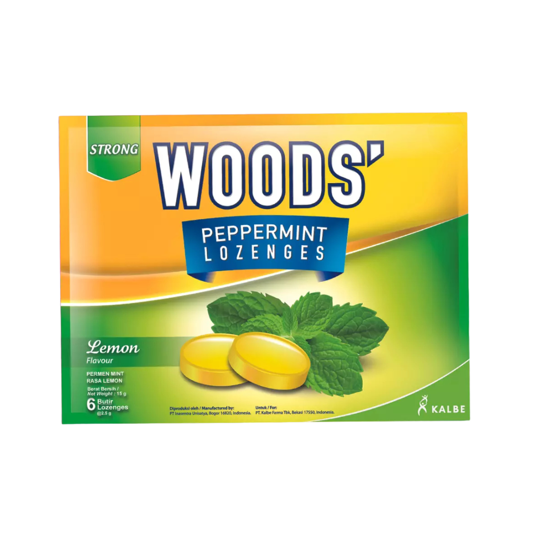 Woods' - Peppermint Lozenges Lemon