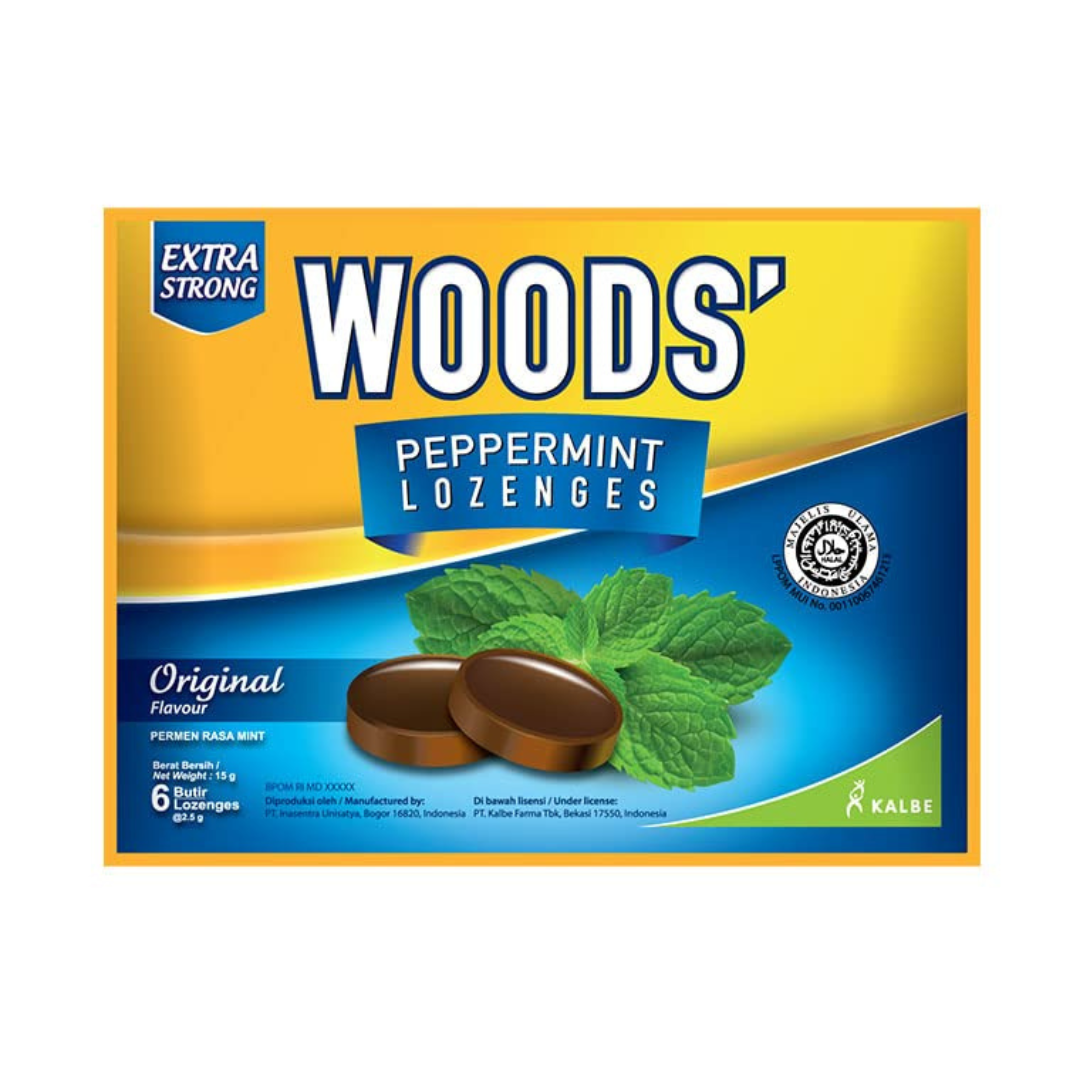 Woods' - Peppermint Lozenges Original
