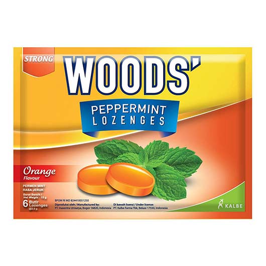 Woods' Lozenges  Orange