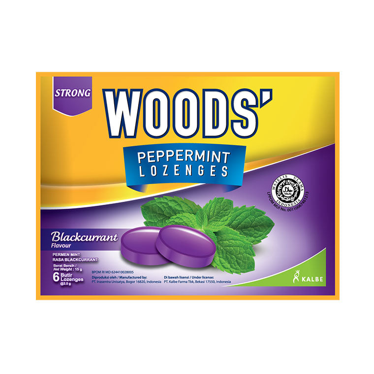 Woods' Lozenges Blackcurrant