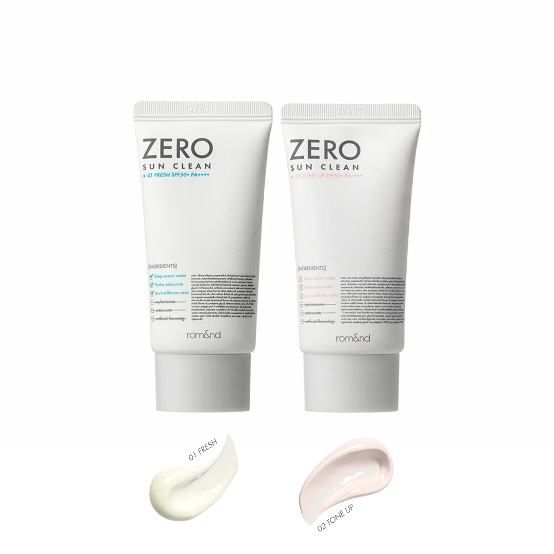 Rom&nd - Zero Sun Clean 02 Tone Up SPF50+ PA++++