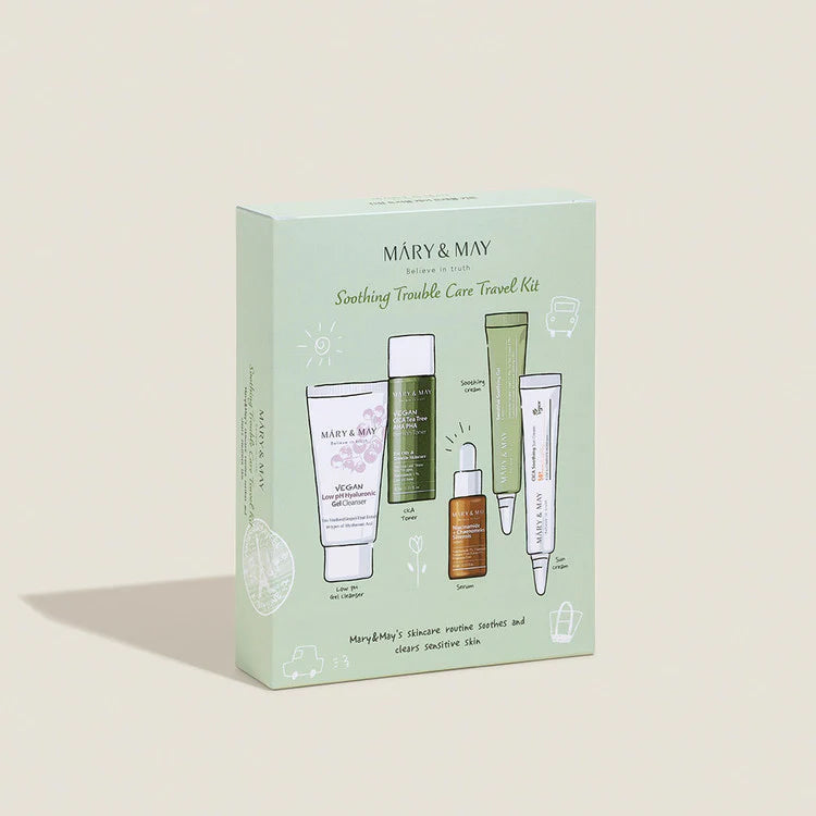 Mary & May - Soothing Trouble Care Travel Kit (Set of 5)