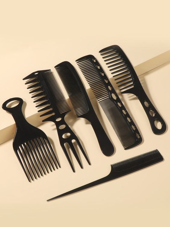 Hair Accessories - Hair Comb Set (black)
