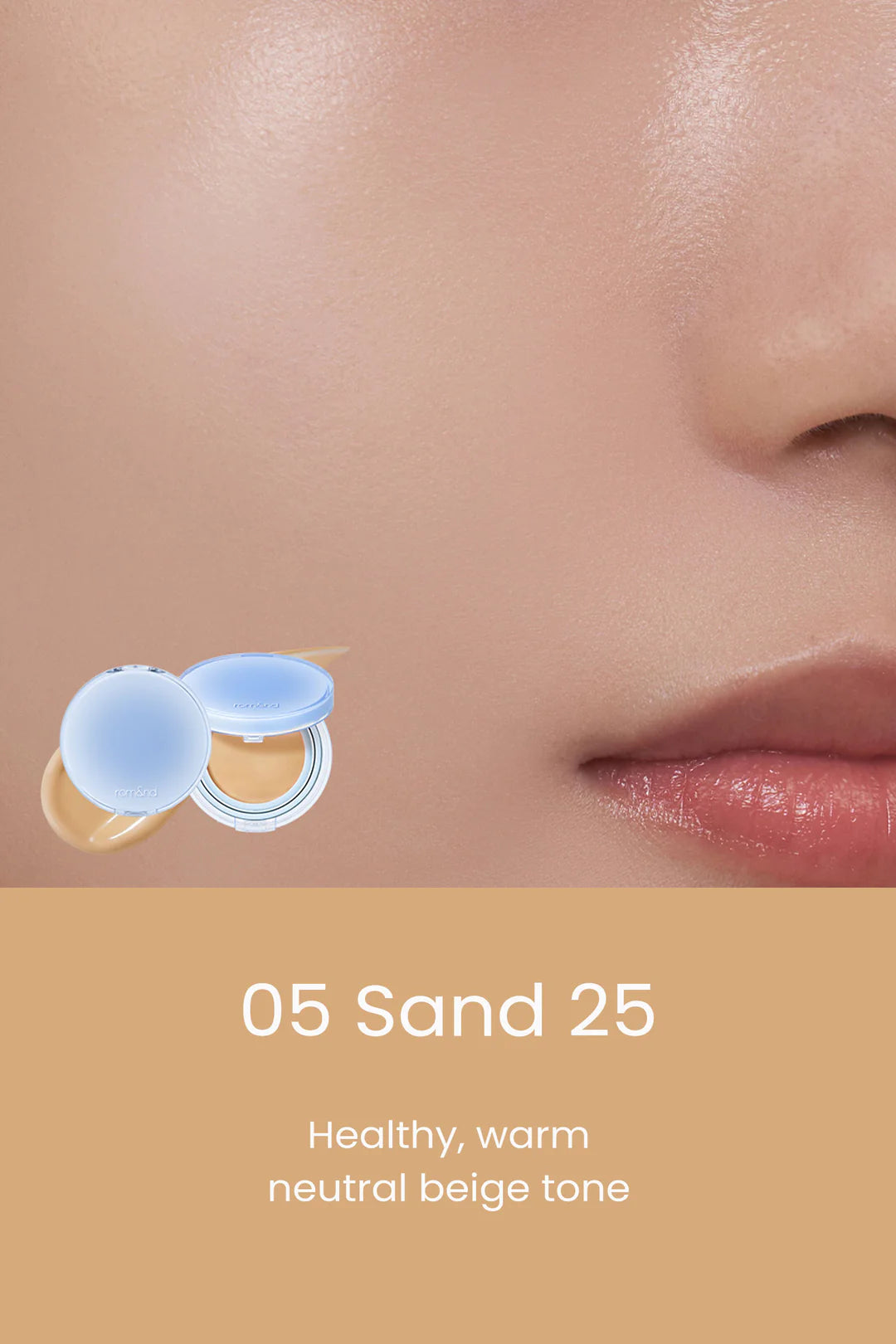 Rom&nd - Bare Water Cushion 05 Sand25