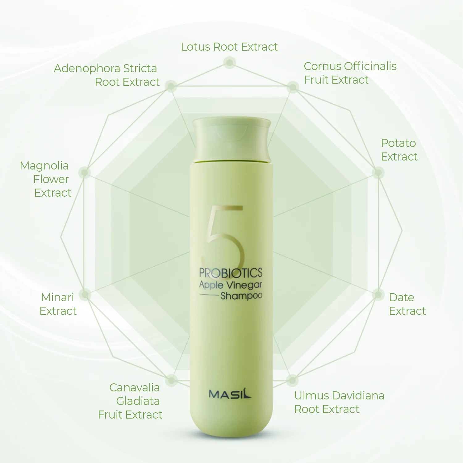 MASIL - 5 Probiotics Apple Vinegar Shampoo 300ml
