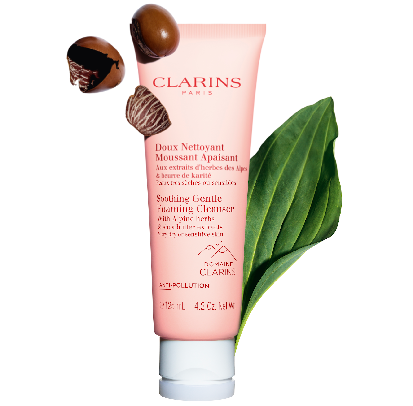 Clarins SOOTHING Gentle Foaming Cleanser 125ML (Very Dry to Sensitive Skin)