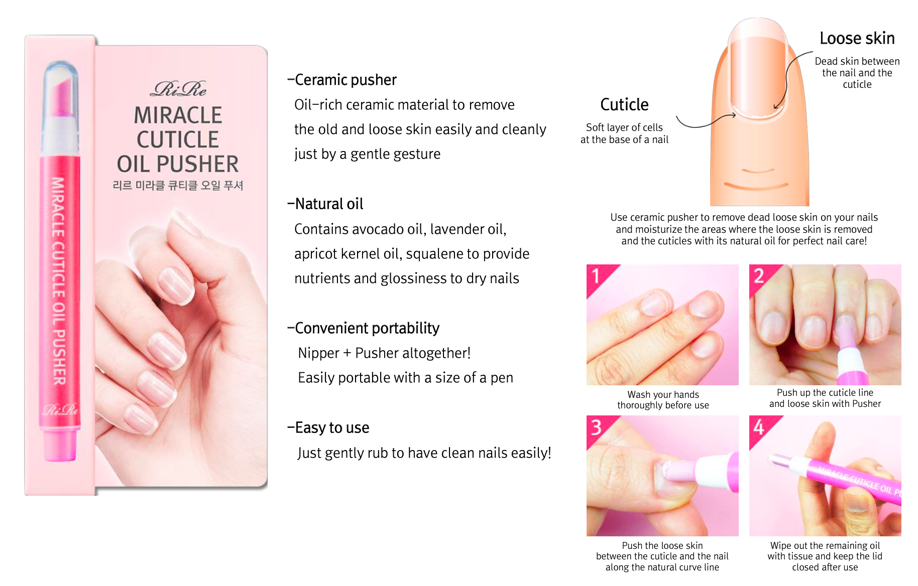 RiRe Miracle Cuticle Oil Pusher