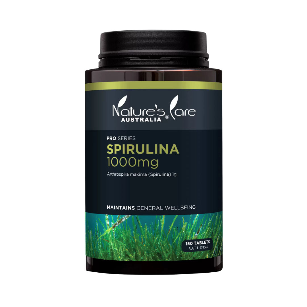 Nature's Care Pro Spirulina 1000mg 150 Capsules