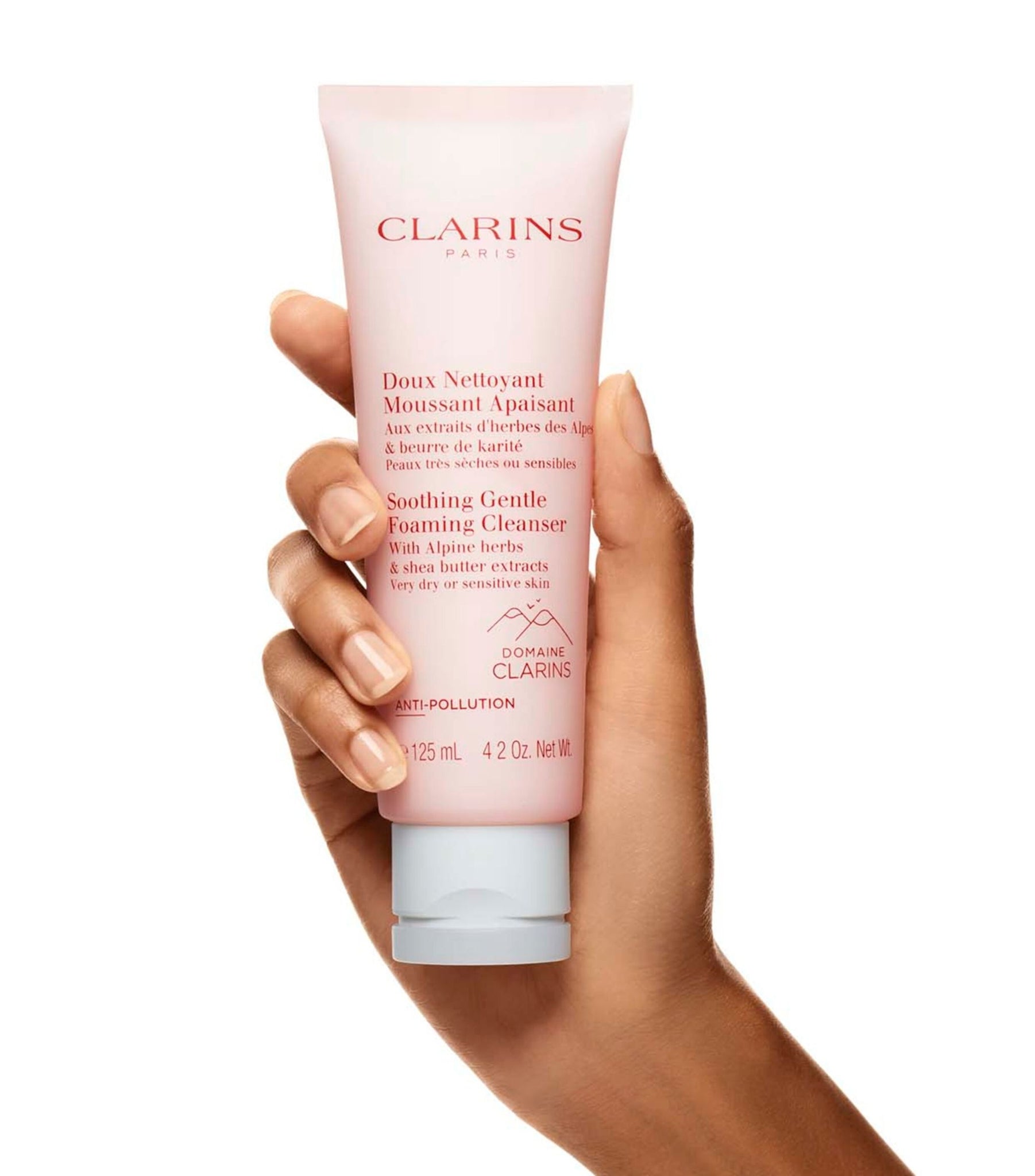 Clarins SOOTHING Gentle Foaming Cleanser 125ML (Very Dry to Sensitive Skin)