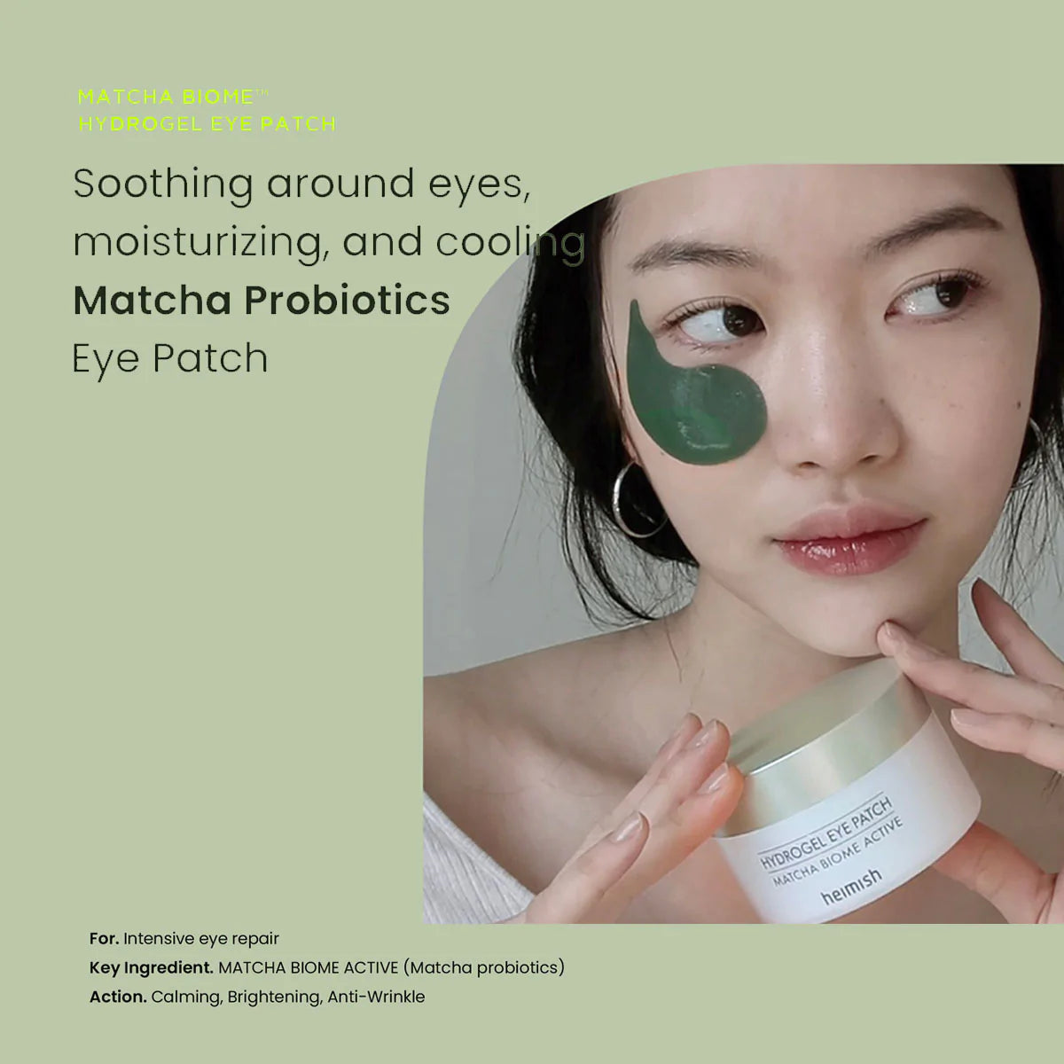 HEIMISH - Matcha Biome Hydrogel Eye Patch (60pcs)